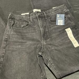 Universal Thread Jeans Womens Size 8 BlackHigh-Rise‎ Flare Short Length